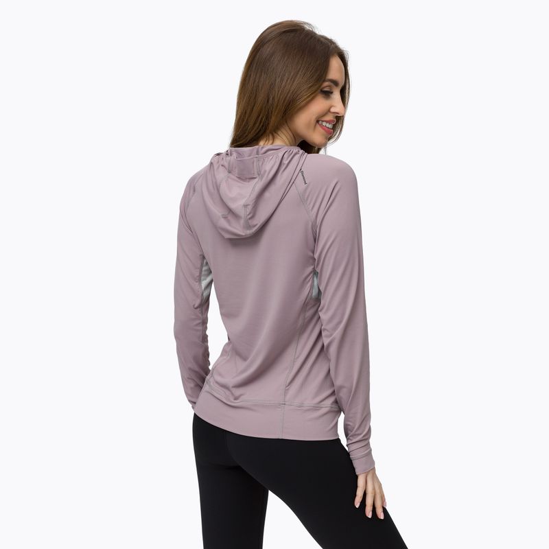 Кофта трекінгова жіноча Black Diamond Alpenglow Pro Hoody wood violet 3