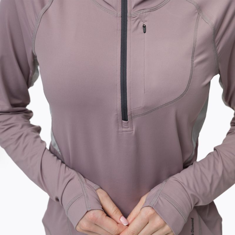 Кофта трекінгова жіноча Black Diamond Alpenglow Pro Hoody wood violet 6