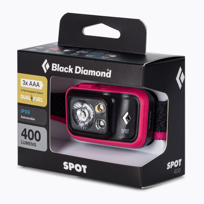 Налобний ліхтарик Black Diamond Spot 400 рожевий BD6206726015ALL1