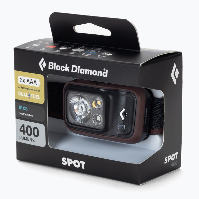 Налобний ліхтарик Black Diamond Spot 400 коричневий BD6206726018ALL1