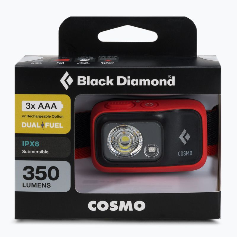 Налобний ліхтарик Black Diamond Cosmo 350 червоний BD6206738001ALL1 2