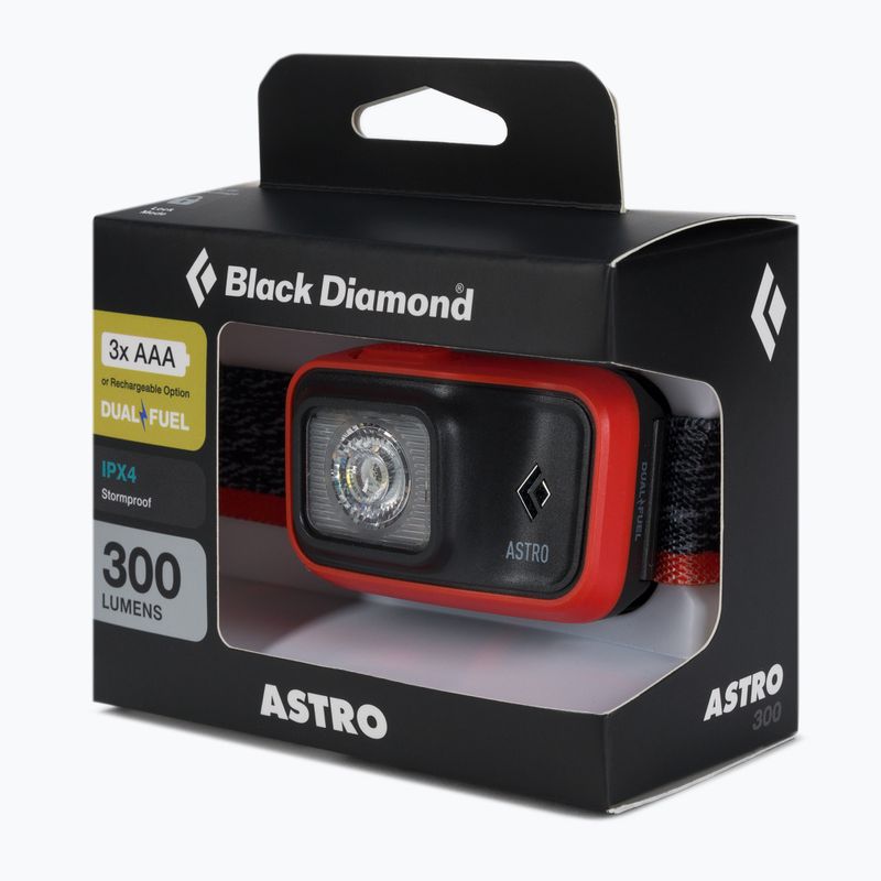 Налобний ліхтарик Black Diamond Astro 300 червоний BD6206748001ALL1