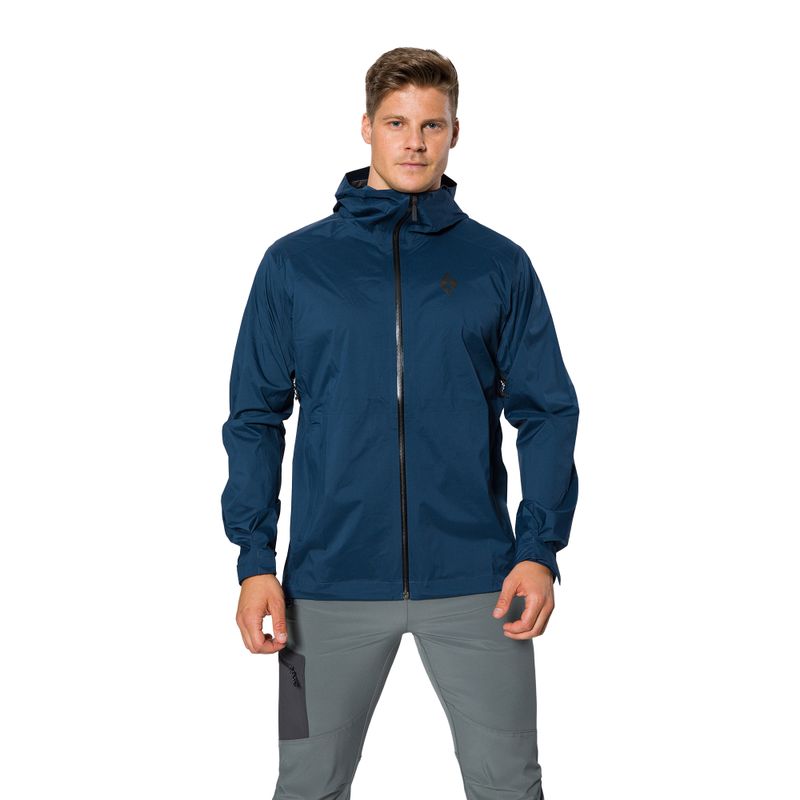 Куртка дощовик чоловіча Black Diamond Stormline Stretch indigo