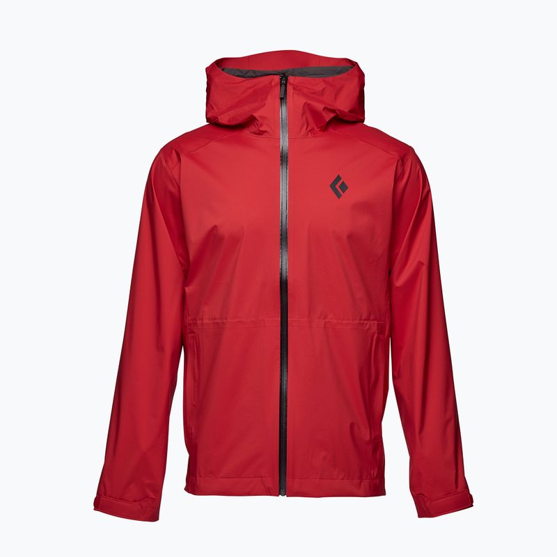 Куртка дощовик чоловіча Black Diamond Stormline Stretch carmine 5