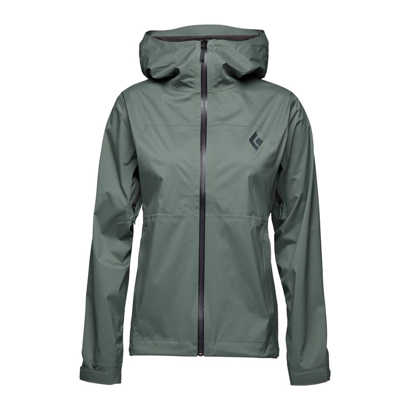 Куртка дощовик жіноча Black Diamond Stormline Stretch Rain laurel green 6