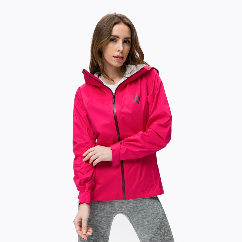 Куртка дощовик жіноча Black Diamond Stormline Stretch pomegranate