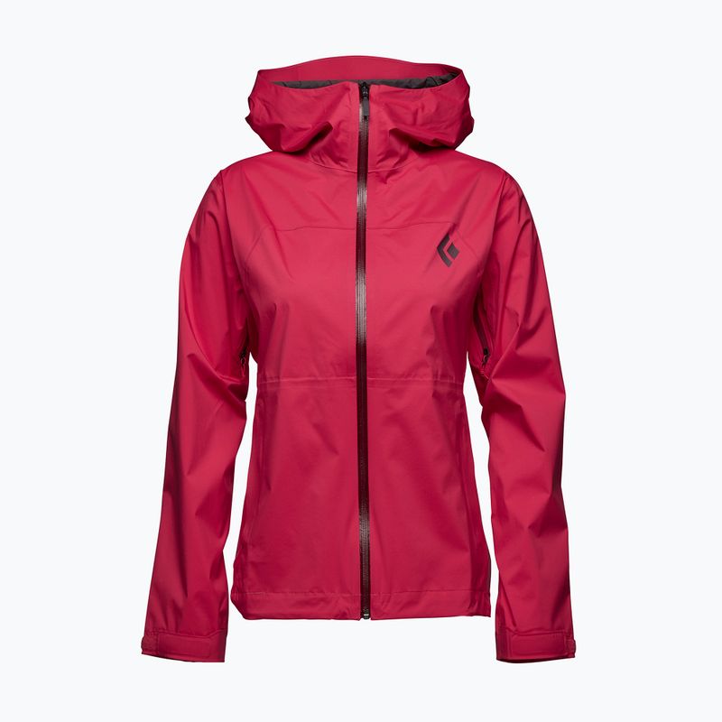 Куртка дощовик жіноча Black Diamond Stormline Stretch pomegranate 6