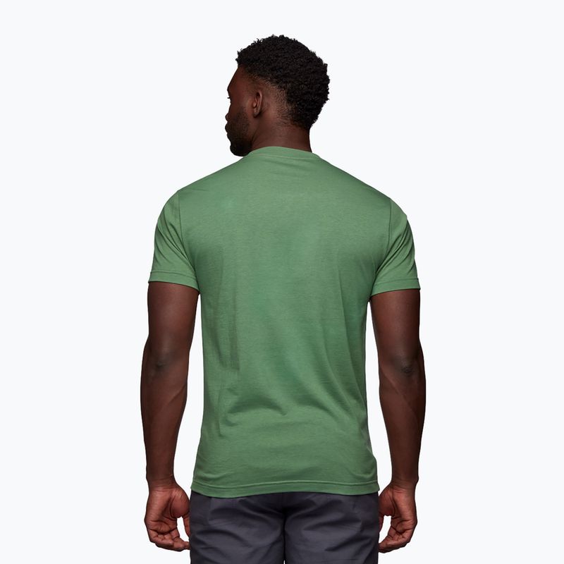 Футболка для скелелазіння чоловіча Black Diamond Crag arbor green 2