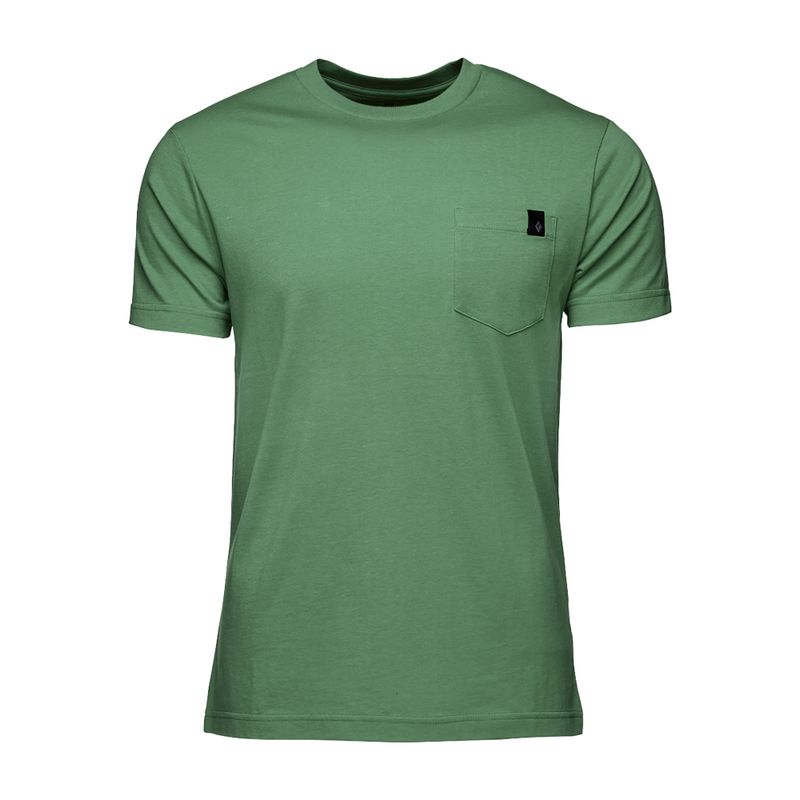 Футболка для скелелазіння чоловіча Black Diamond Crag arbor green 4