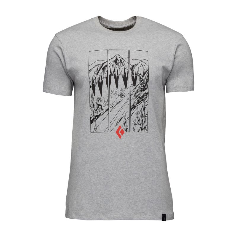 Футболка трекінгова чоловіча Black Diamond Multi Sport nickel heather