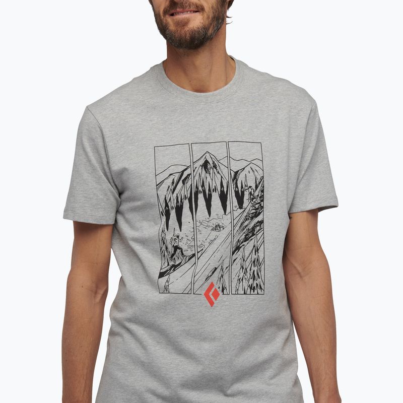 Футболка трекінгова чоловіча Black Diamond Multi Sport nickel heather 4