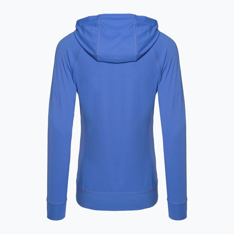 Кофта трекінгова жіноча Black Diamond Alpenglow Hoody clean blue 4