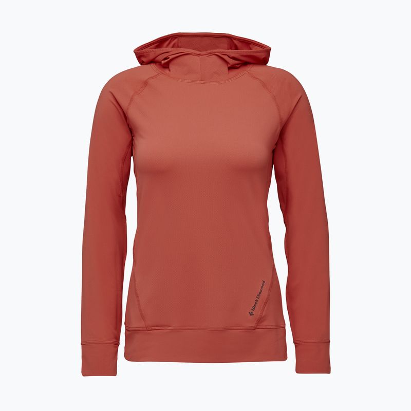 Кофта трекінгова жіноча Black Diamond Alpenglow Hoody baja sunrise