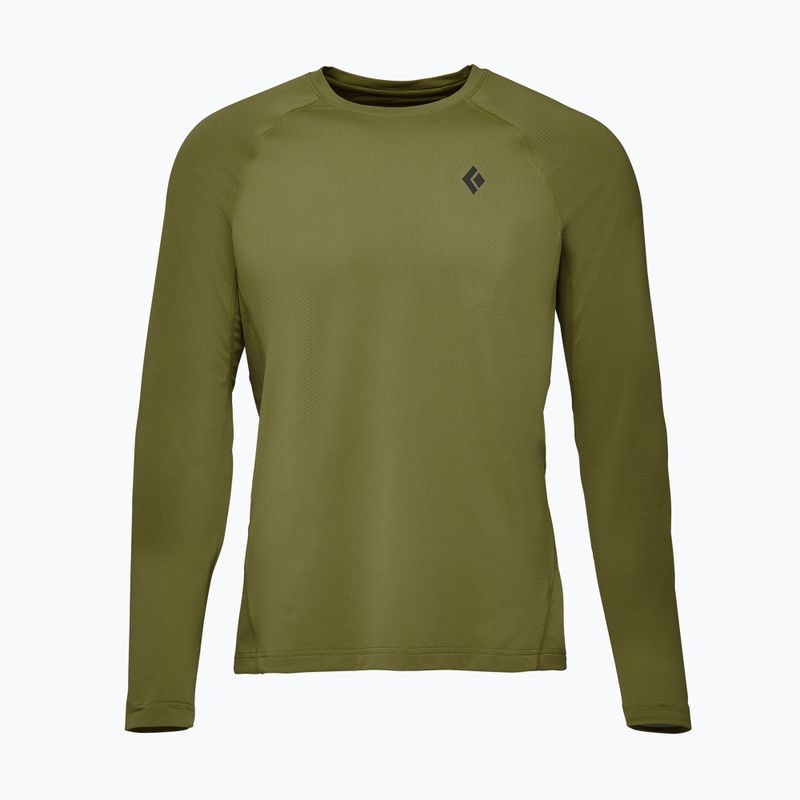 Кофта трекінгова чоловіча Black Diamond Alpenglow Crew camp green 5