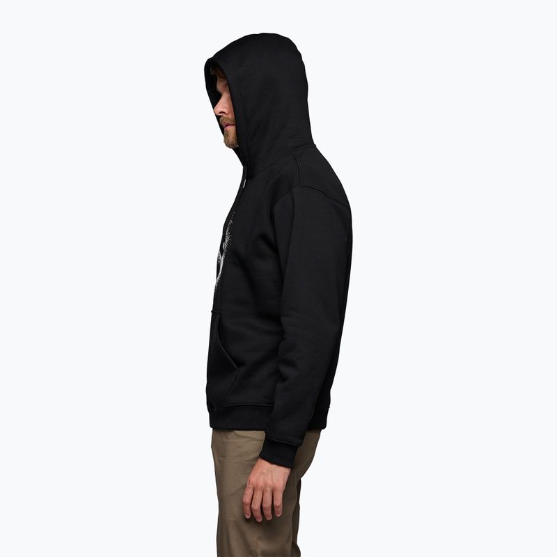 Чоловіча толстовка Black Diamond Chalked Up 2.0 Po Hoodie чорна 2