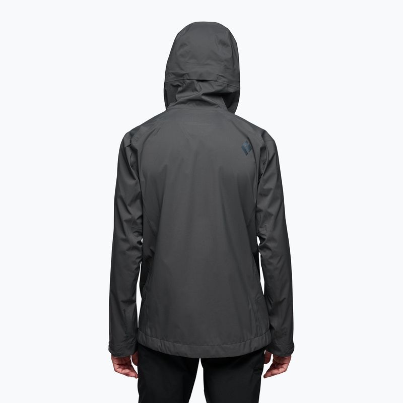 Куртка-дощовик чоловіча Black Diamond Highline Stretch Shell anthracite 2
