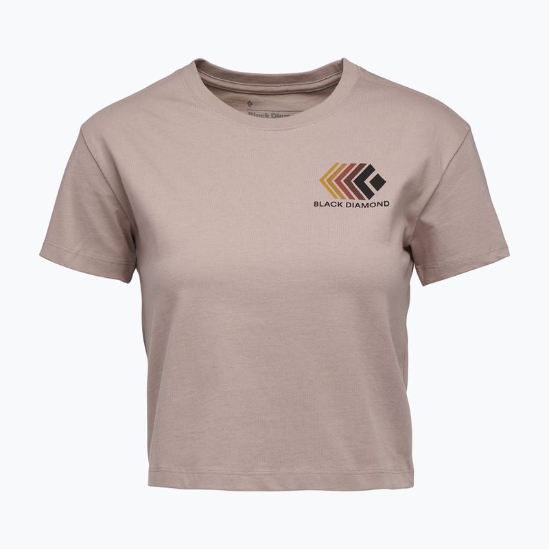 Жіноча футболка Black Diamond Faded Crop блідо-бузкового кольору 4