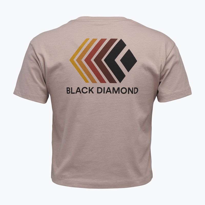 Жіноча футболка Black Diamond Faded Crop блідо-бузкового кольору 5