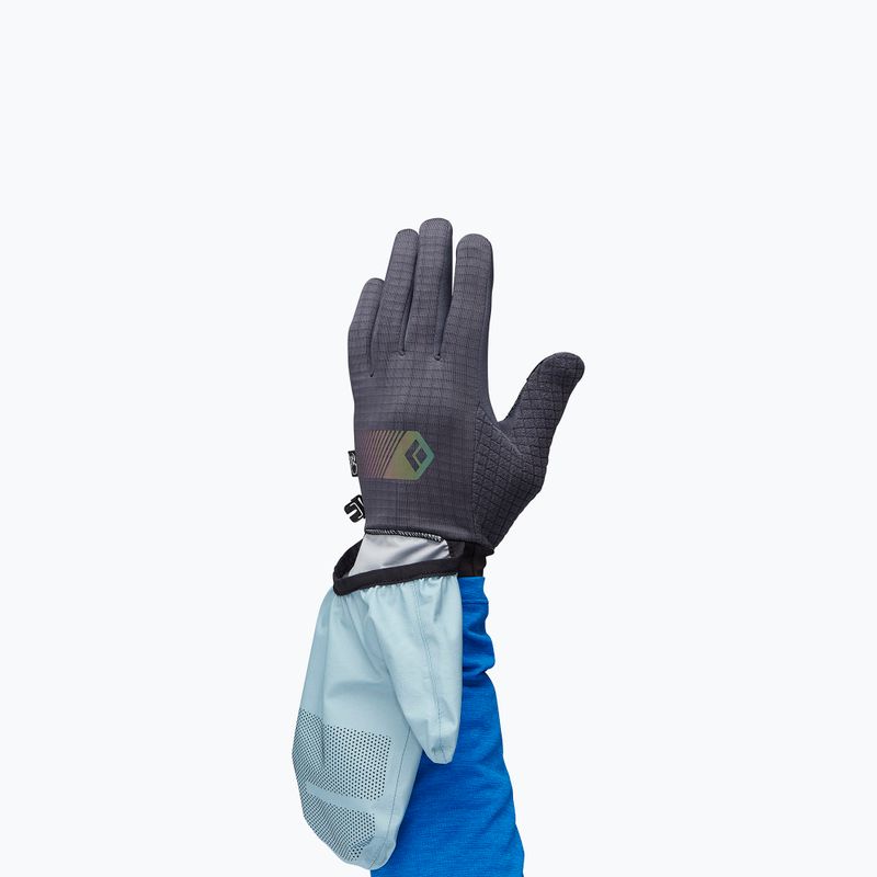 Рукавички трекінгові Black Diamond Gridtech Storm Hood carbon/glacier 3