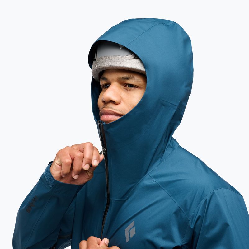 Куртка-дощовик жіноча Black Diamond Fineline Stretch indigo 4