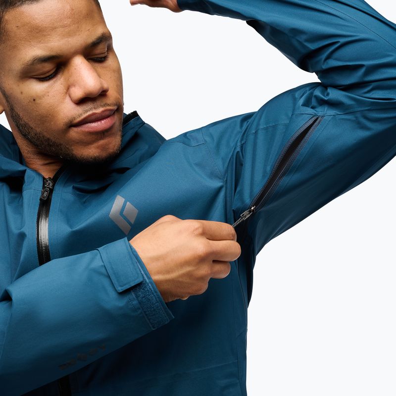 Куртка-дощовик жіноча Black Diamond Fineline Stretch indigo 6