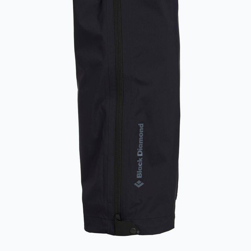 Штани протидощові жіночі Black Diamond Fineline Stretch FZ black 5