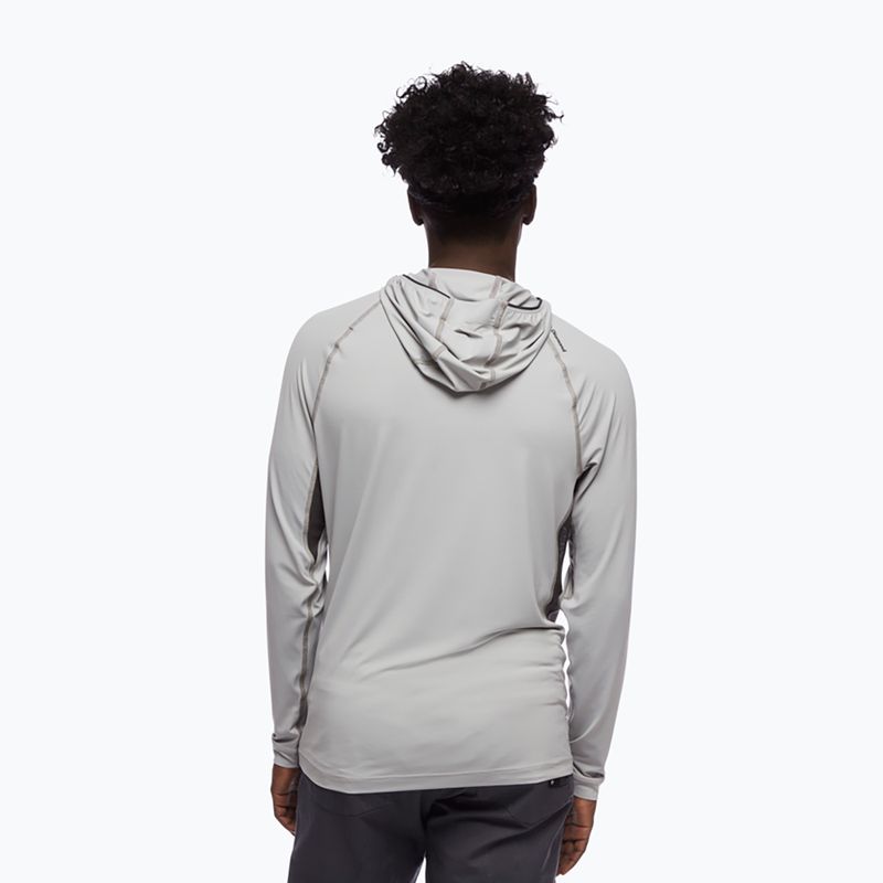 Кофта трекінгова чоловіча Black Diamond Alpenglow Pro Hoody pewter 2