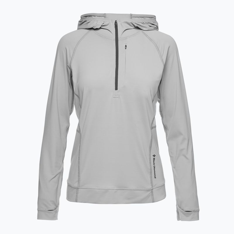 Кофта трекінгова жіноча Black Diamond Alpenglow Pro Hoody pewter 5