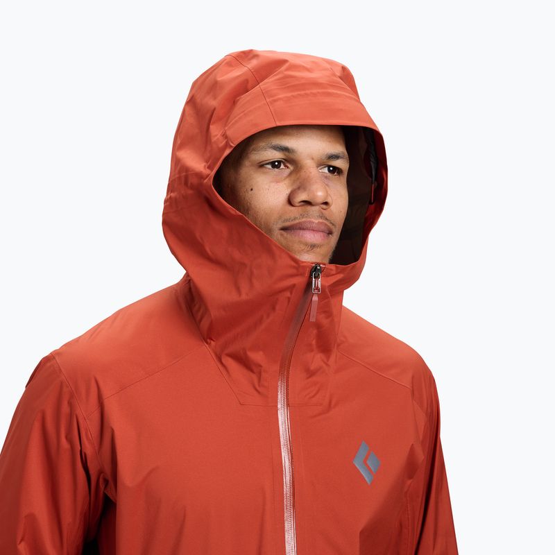 Чоловіча дощова куртка Black Diamond Fineline Stretch burnt sienna 4