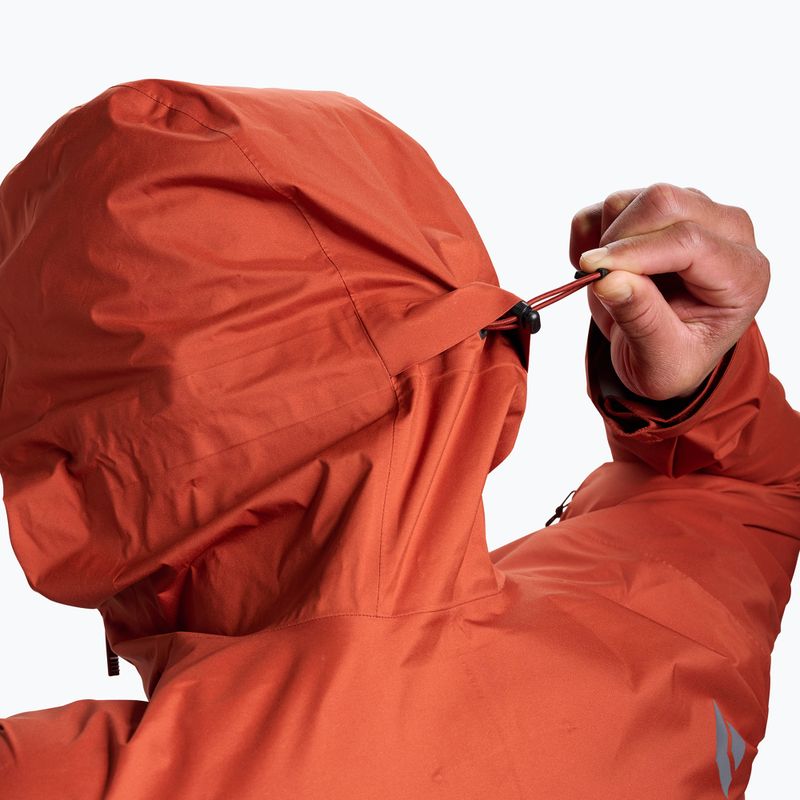 Чоловіча дощова куртка Black Diamond Fineline Stretch burnt sienna 5