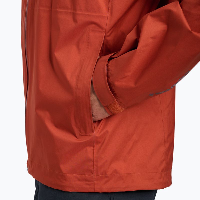 Чоловіча дощова куртка Black Diamond Fineline Stretch burnt sienna 8