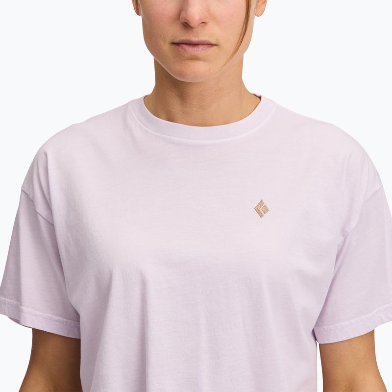 Жіноча футболка Black Diamond Crops Tee ніжно-бузкова 4