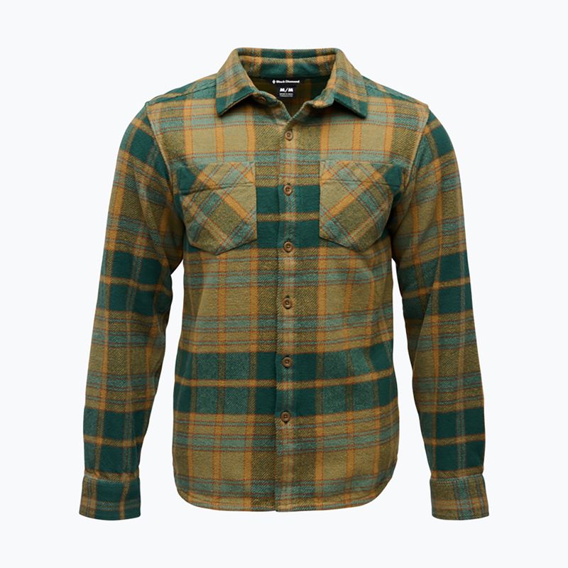 Сорочка чоловіча Black Diamond Project Heavy Flannel deep woods/laurel green plaid 3