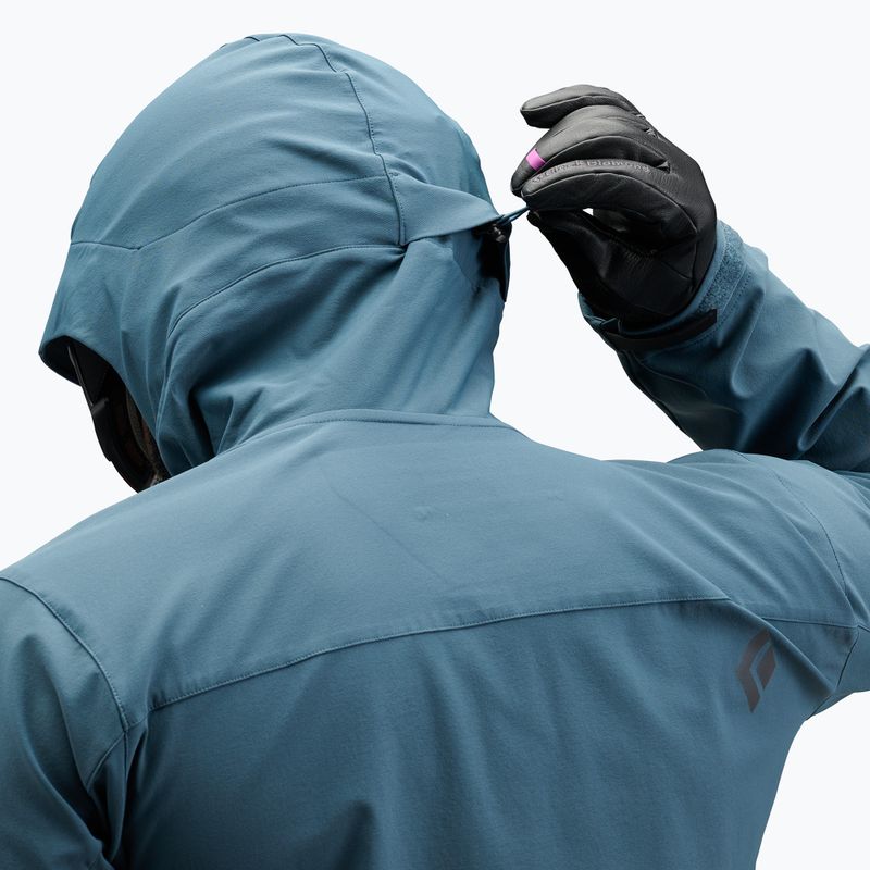 Куртка софтшел чоловіча Black Diamond Dawn Patrol midnight blue 5