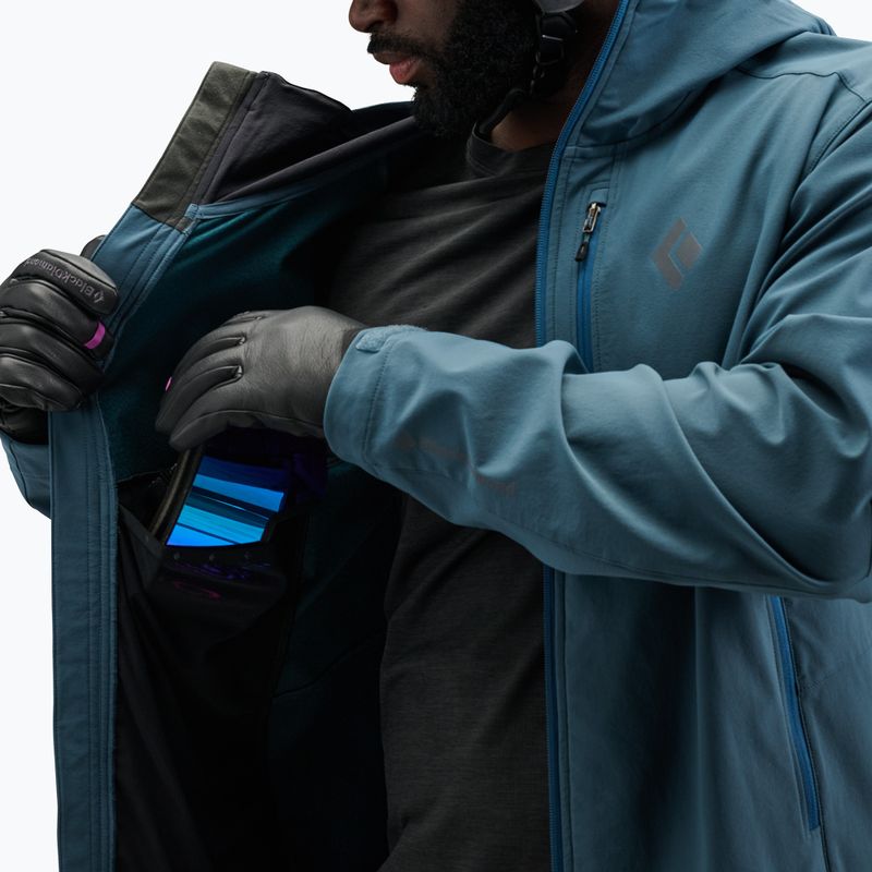 Куртка софтшел чоловіча Black Diamond Dawn Patrol midnight blue 9
