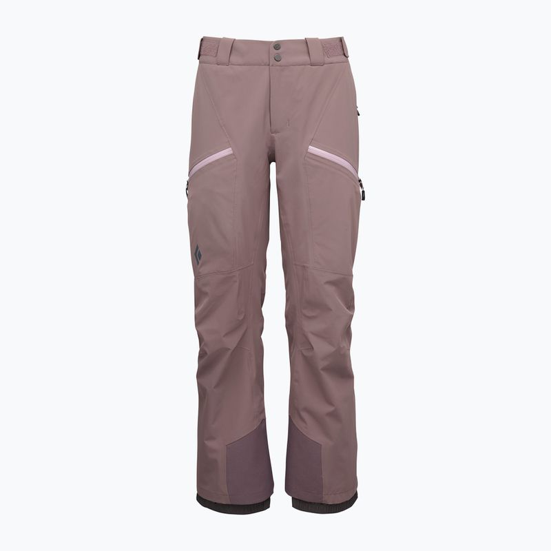 Штани лижні жіночі Black Diamond Recon Insulated dark mauve 3