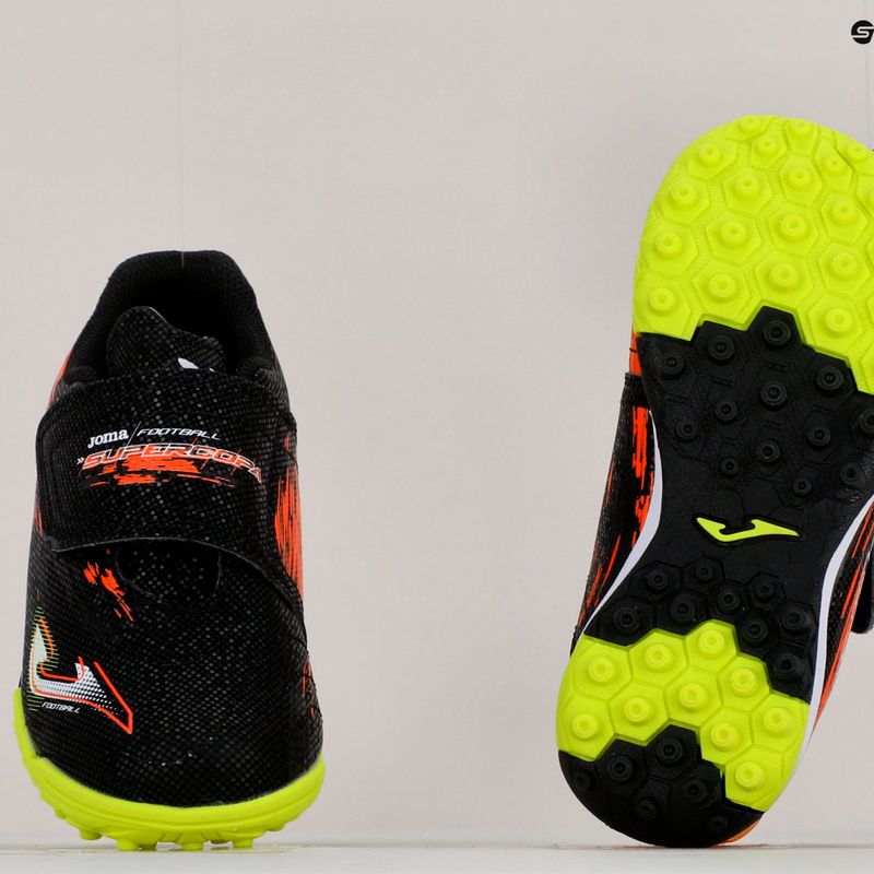 Футбольні бутси дитячі Joma Super Copa TF чорні SCJS2301TFV 16