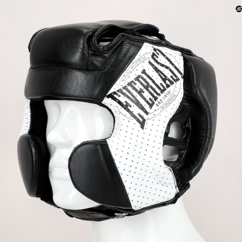 Шолом боксерський чоловічий  EVERLAST шкіряний 1910 чорний EV4820 7