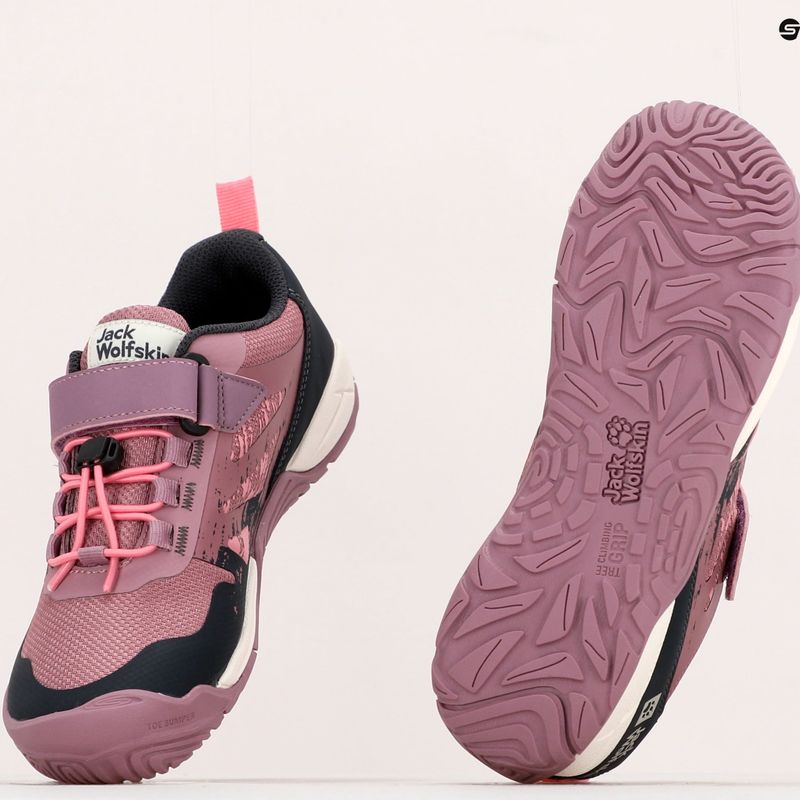 Взуття трекінгове жіноче Jack Wolfskin Vili Action Low рожеве 4056851 12