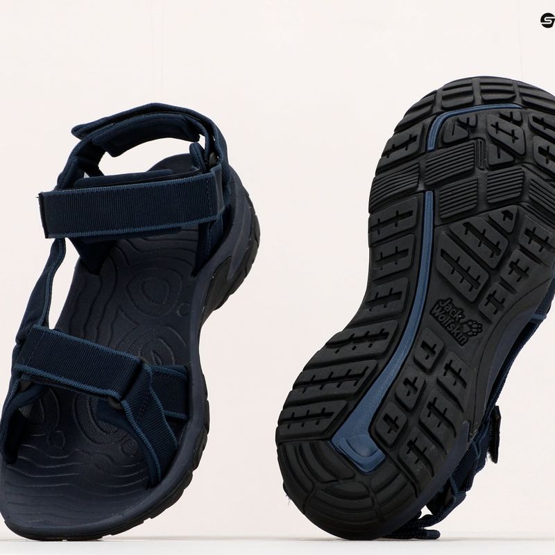Босоніжки туристичні чоловічі Jack Wolfskin Lakewood Ride сині 4019021 11