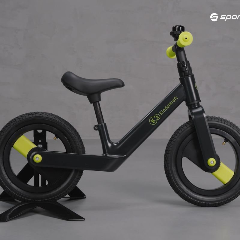 Велосипед біговий Kinderkraft Goswift чорний KRGOSW00BLK0000 7