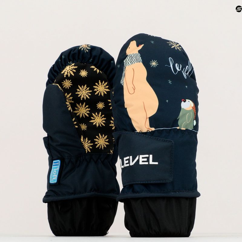 Рукавиці для сноубороду дитячі Level Animal Mitt сині 4174 5