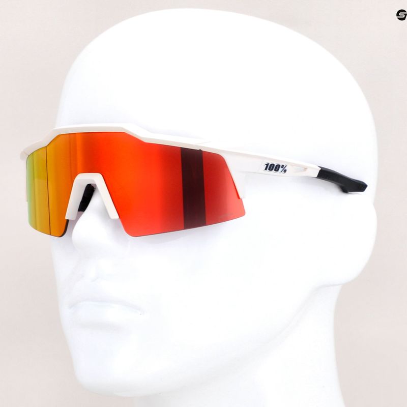 Окуляри велосипедні 100% Speedcraft Sl Multilayer Mirror Lens білі STO-61002-412-01 9