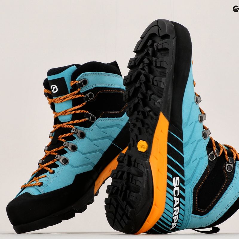 Черевики для трекінгу жіночі SCARPA Mescalito TRK GTX бірюзово-чорні 61050 11