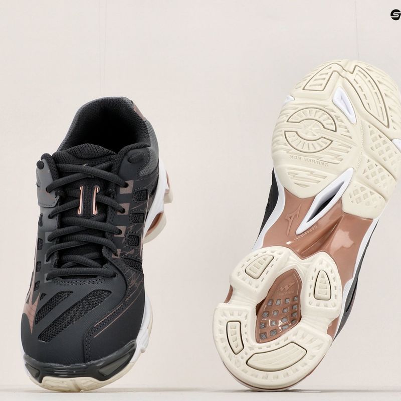 Кросівки волейбольні жіночі Mizuno Wave Voltage Ebony/Rose/Quiet Shade V1GC216035 13