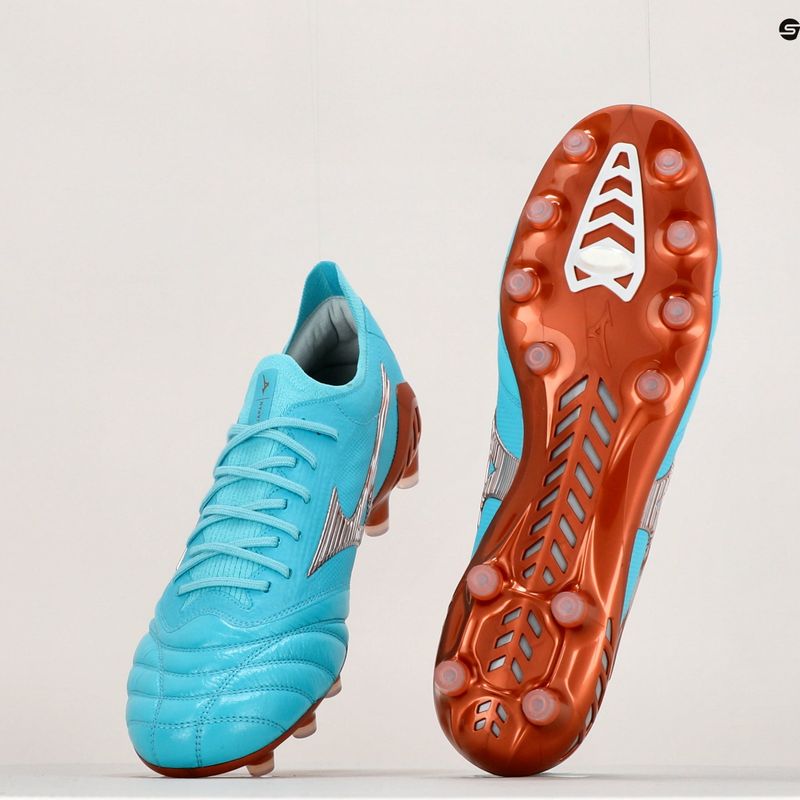Футбольні бутси Mizuno Morelia Neo III Beta JP блакитні P1GA239025 11