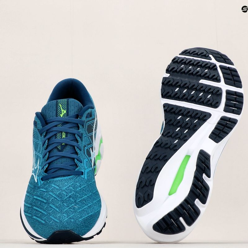 Кросівки для бігу чоловічі Mizuno Wave Inspire 18 блакитні J1GC224402 17
