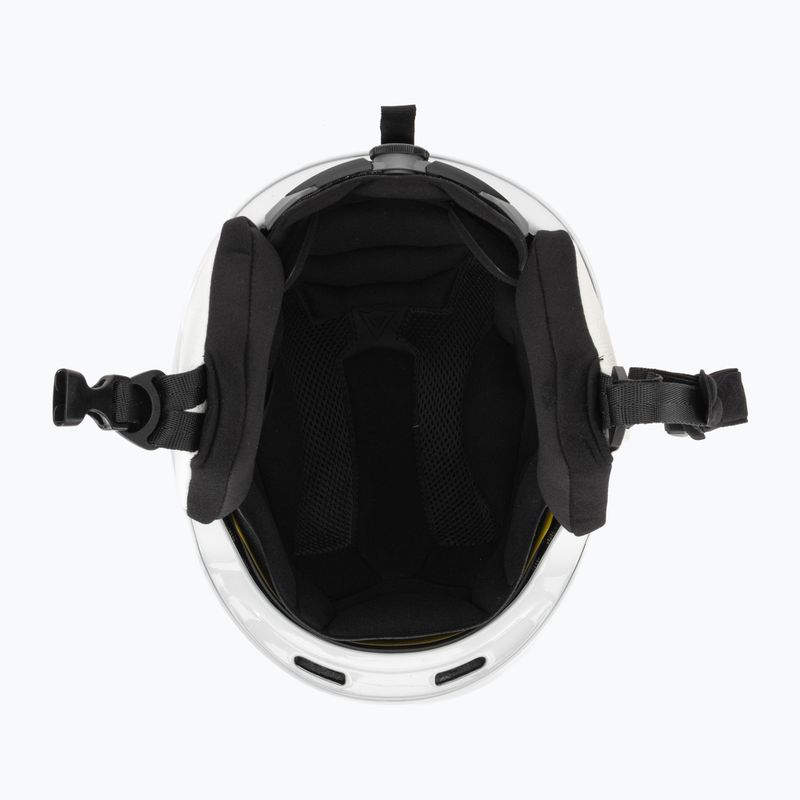 Шолом лижний BOGNER Cortina MIPS mono white metallic 5