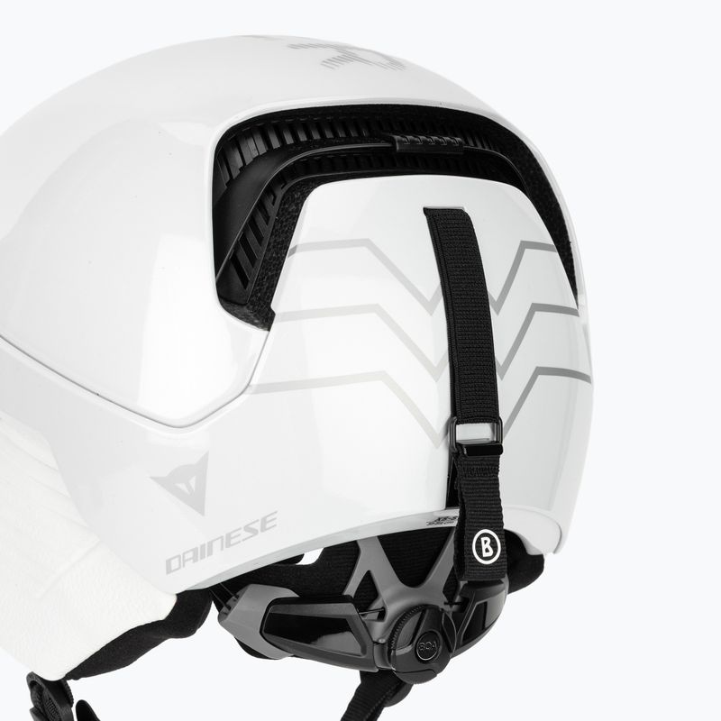 Шолом лижний BOGNER Cortina MIPS mono white metallic 8