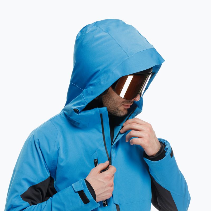 Куртка гірськолижна чоловіча Dainese Etra Aerosense Dry Core Ready blue/stretch limo 5